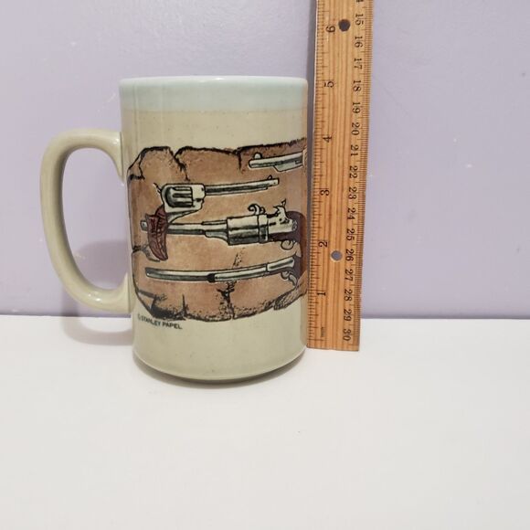 Stanley Papel Gun Themed Coffee Cup Mug Otageri Japan 5" - Picture 8 of 8